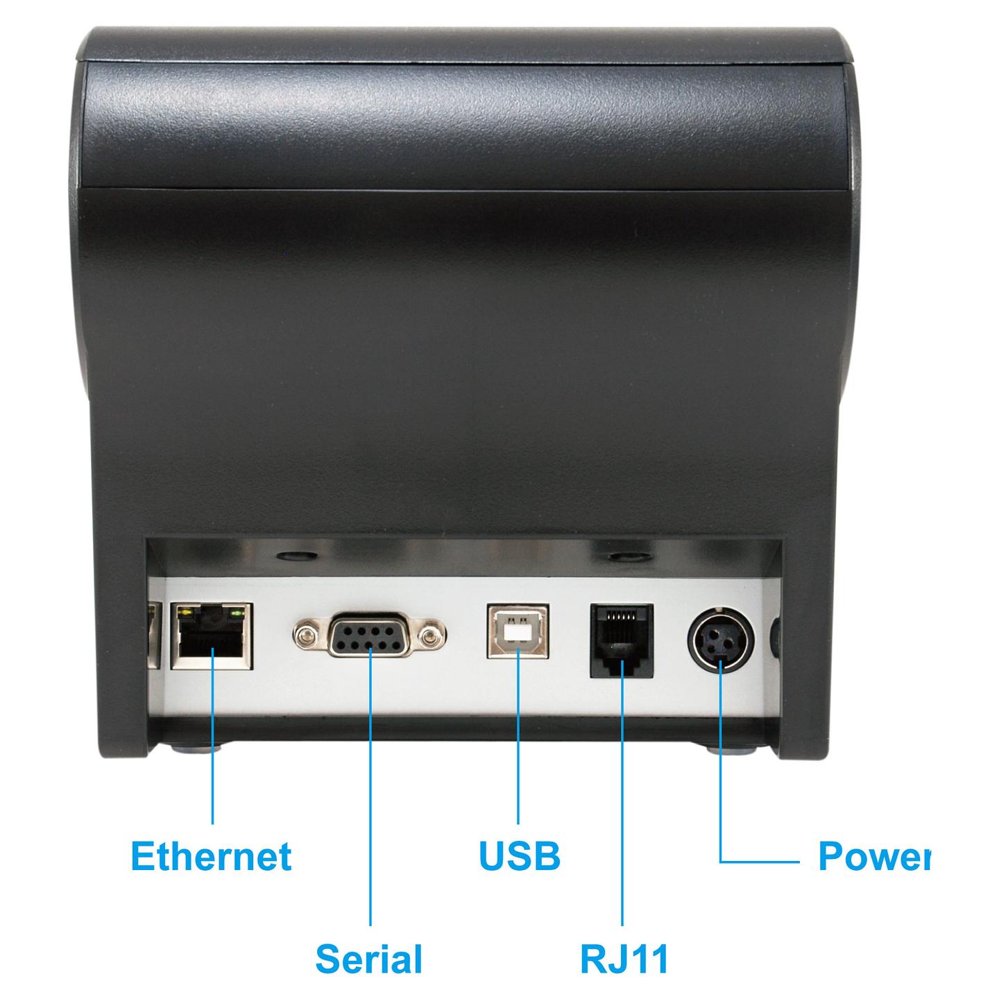 Printer POS Equip 351005 / Termik / 203 × 203 DPI / USB / Ethernet / RS-232 / 80 mm – Zezë - 9