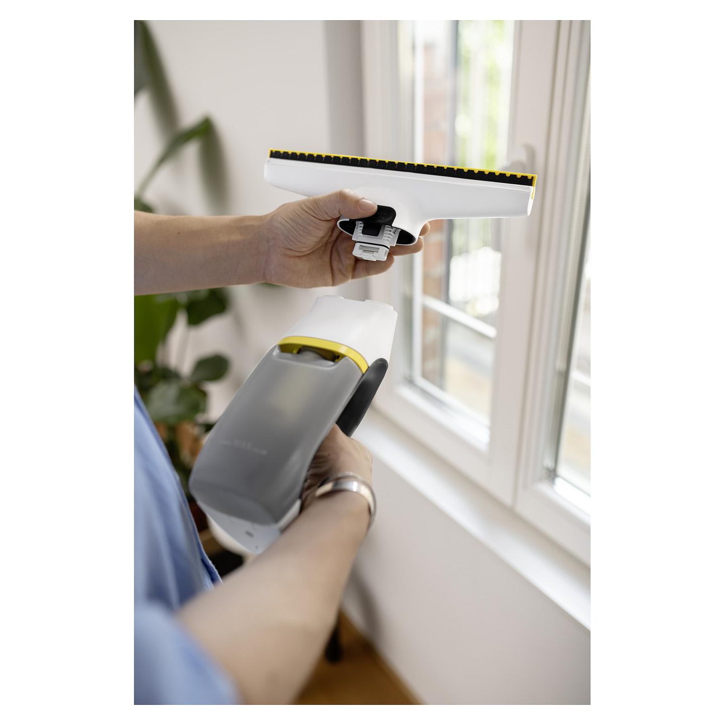 Pastrues Xhamash Kärcher WV 2 Universal Care, 280mm, 120ml, 35min, Li-Ion, 360° - Zezë, Verdhë - 9