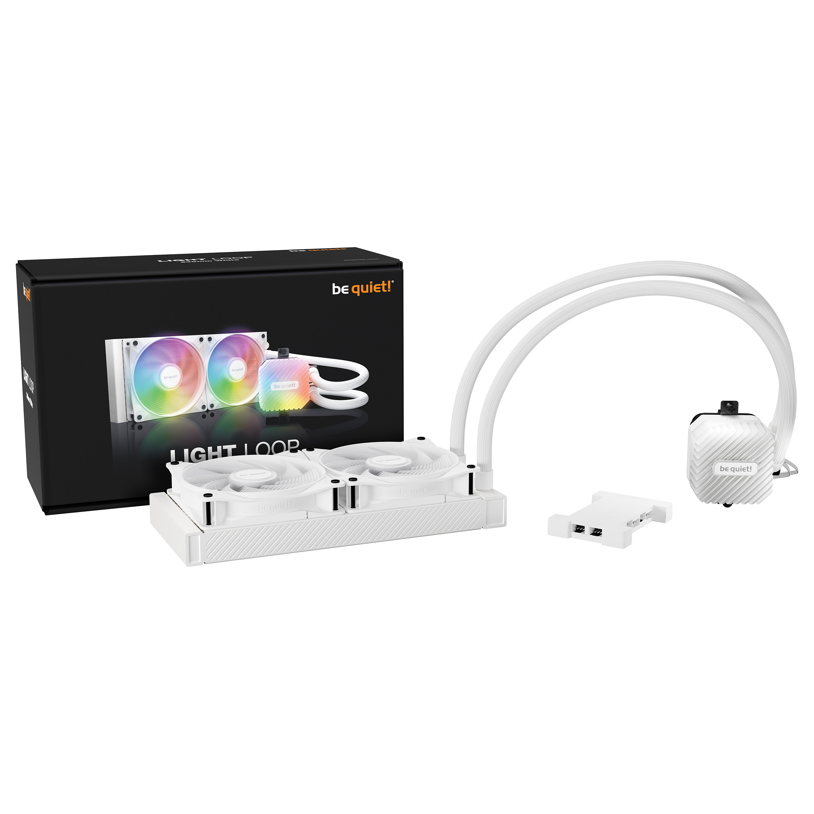 Ftohës për Procesor K Cooler be quiet! LIGHT LOOP 240mm, ARGB, i bardhë - 4