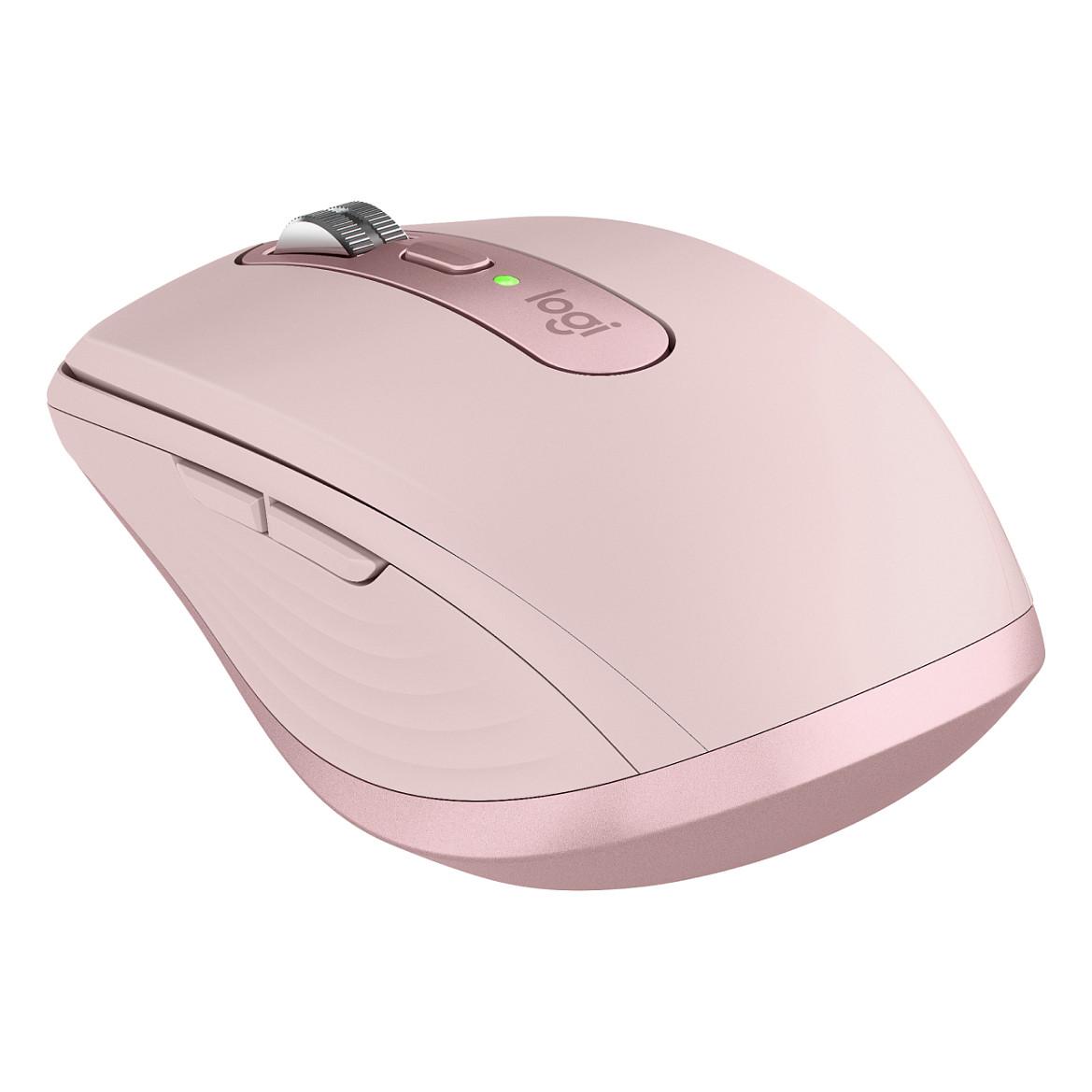 Maus pa Kabllo Logitech MX Anywhere 3S / Optik Darkfield / 8000 DPI / 6 Butona / Bluetooth / 2.4 GHz / Logi Bolt - Rozë - 7