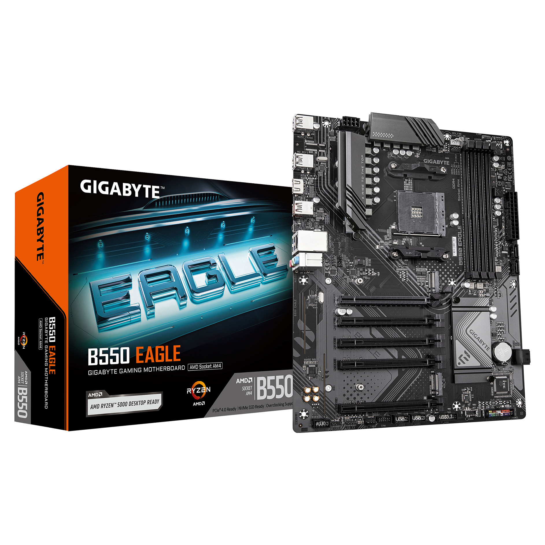 Pllakë Amë Gigabyte B550 EAGLE DDR4 ATX - 1
