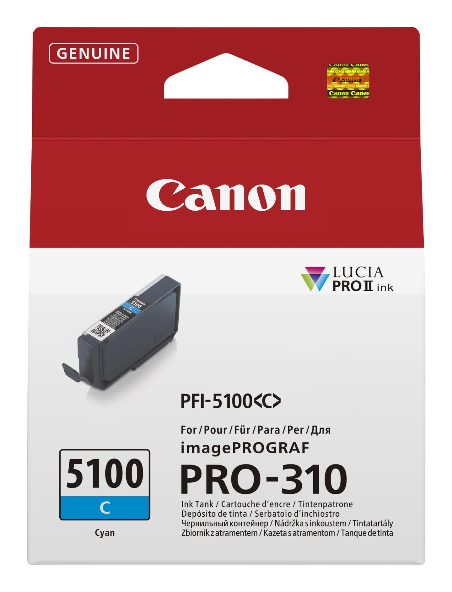 INK Canon PFI-5100C / 6953C001 / 14.4 ml – Blu - 2