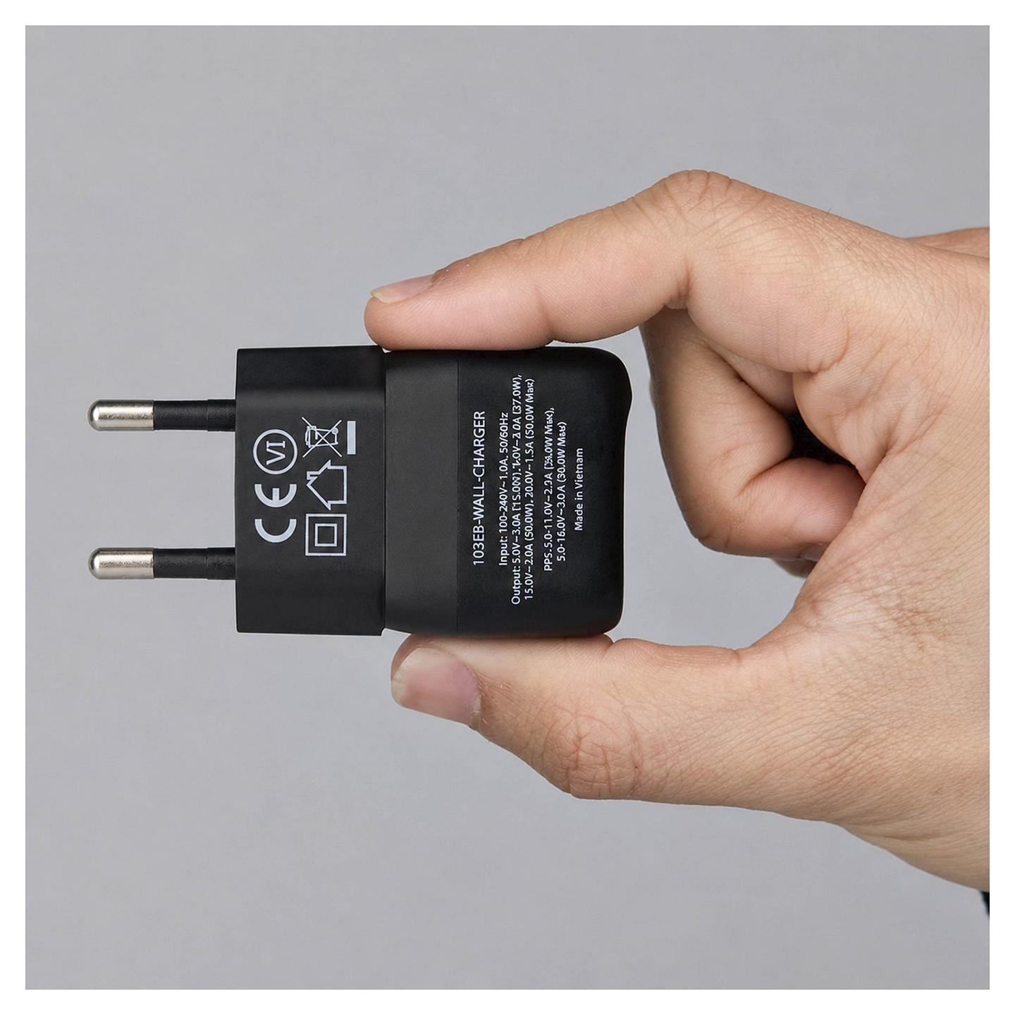Karikues StarTech 103EB-WALL-CHARGER, USB-C, 30W, Power Delivery, GaN, 5V/9V/15V/20V - Zezë - 5