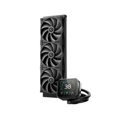Ftohës për Procesor DeepCool SPARTACUS 360 / AIO Liquid Cooler / 360mm Radiator / 3x120mm ARGB PWM Fans / 3.4" IPS LCD Display – Zezë - 2