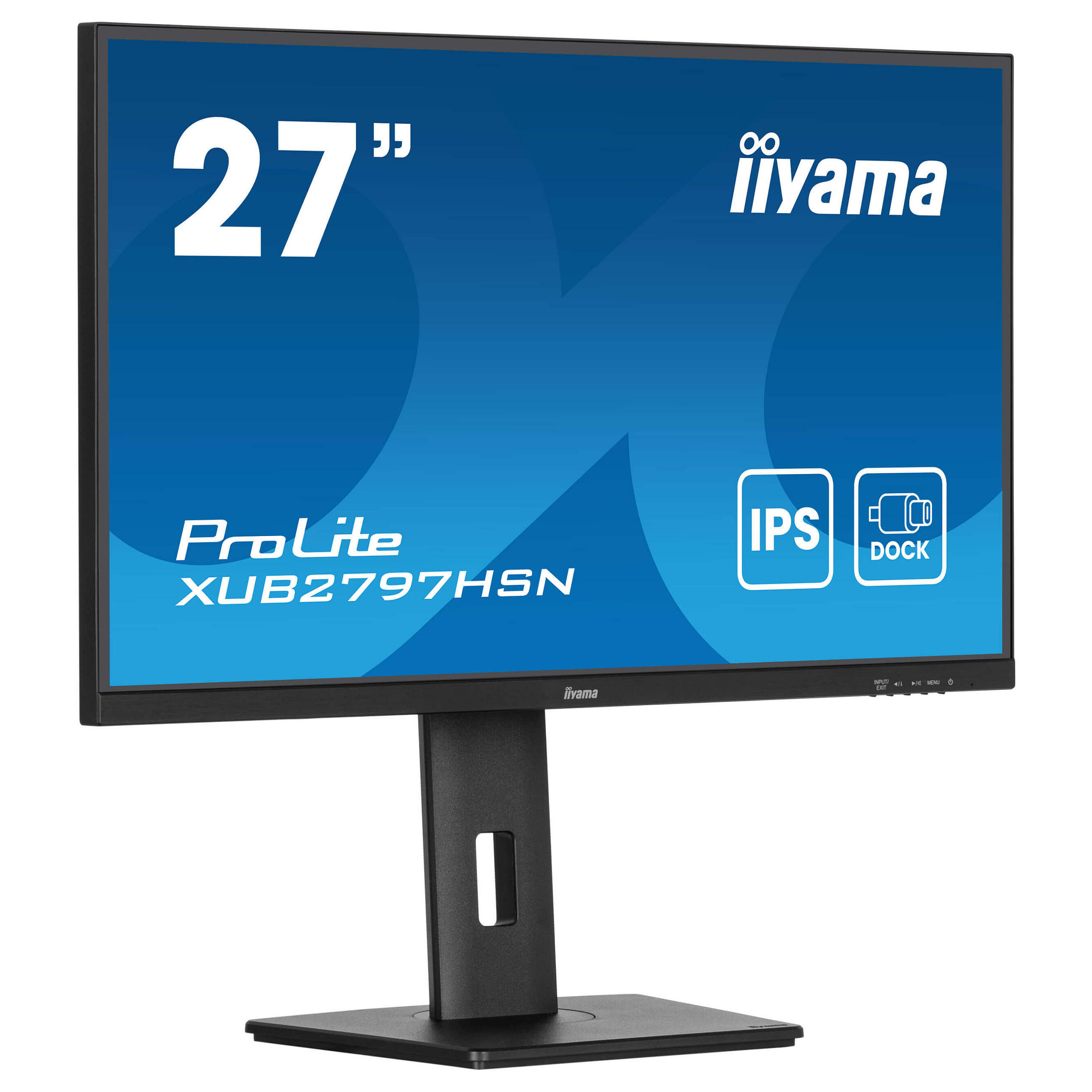 Monitor iiyama ProLite XUB2797HSN-B2 / 27″ / Full HD IPS LED / 100Hz / 1ms / USB-C + HDMI + DP - Zezë - 4