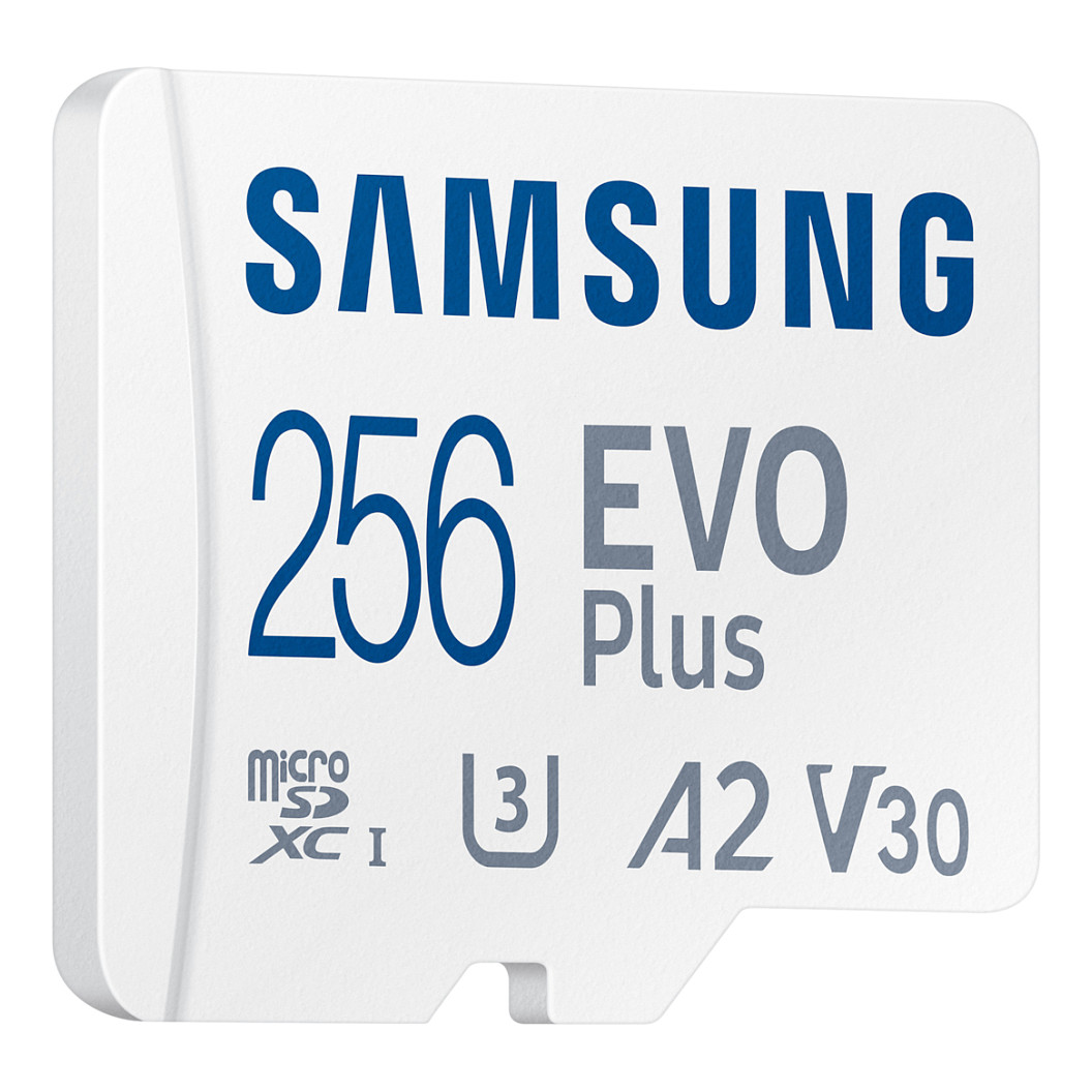 Kartë Memorie SD 256GB Samsung EVO PLUS microSDXC UHS-I U3 përfshirë adapterin SD - 3