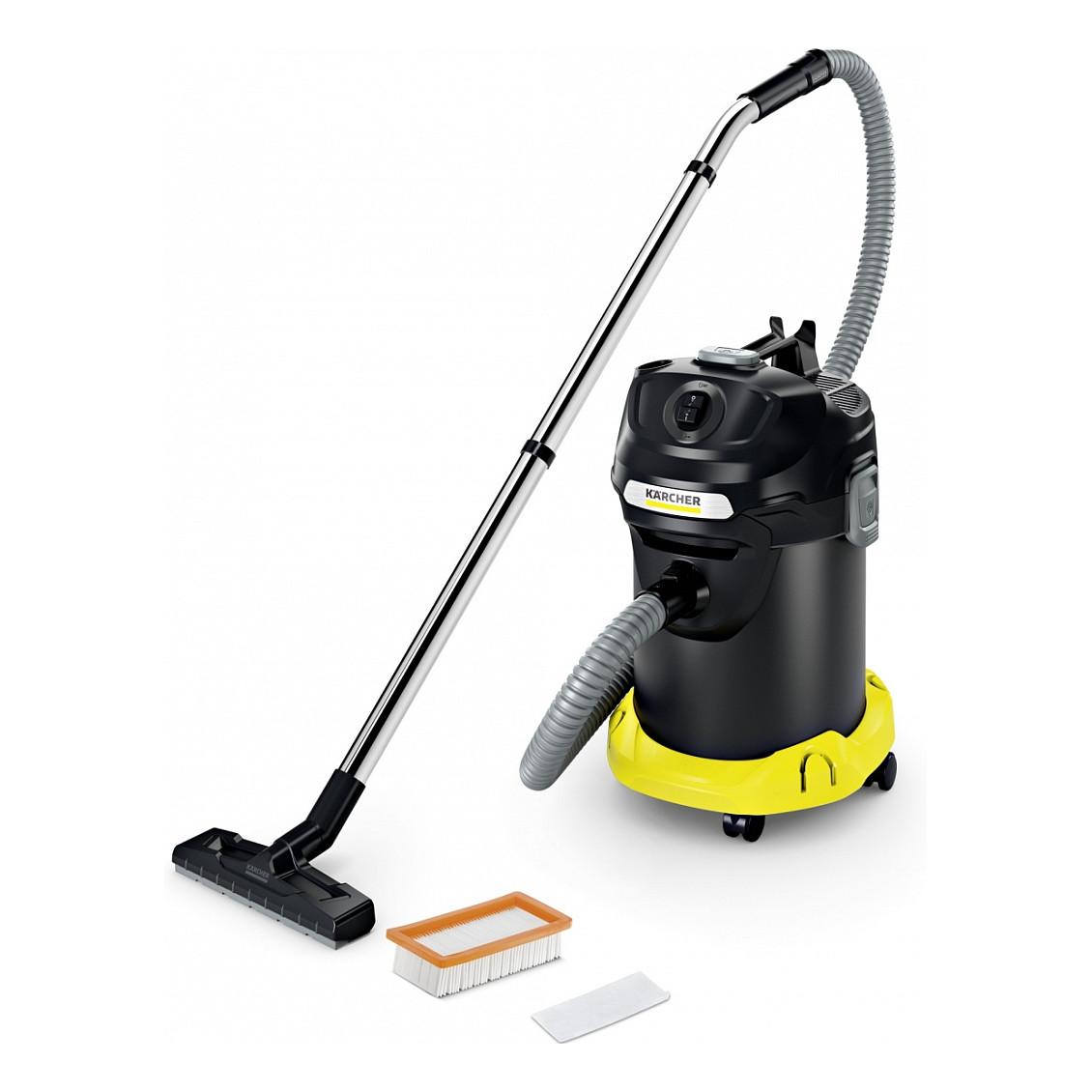 Fshesë me vakum Kärcher AD 4 Premium Ash & Dry / 600W / 17L - Zezë/Ver­dhë - 1