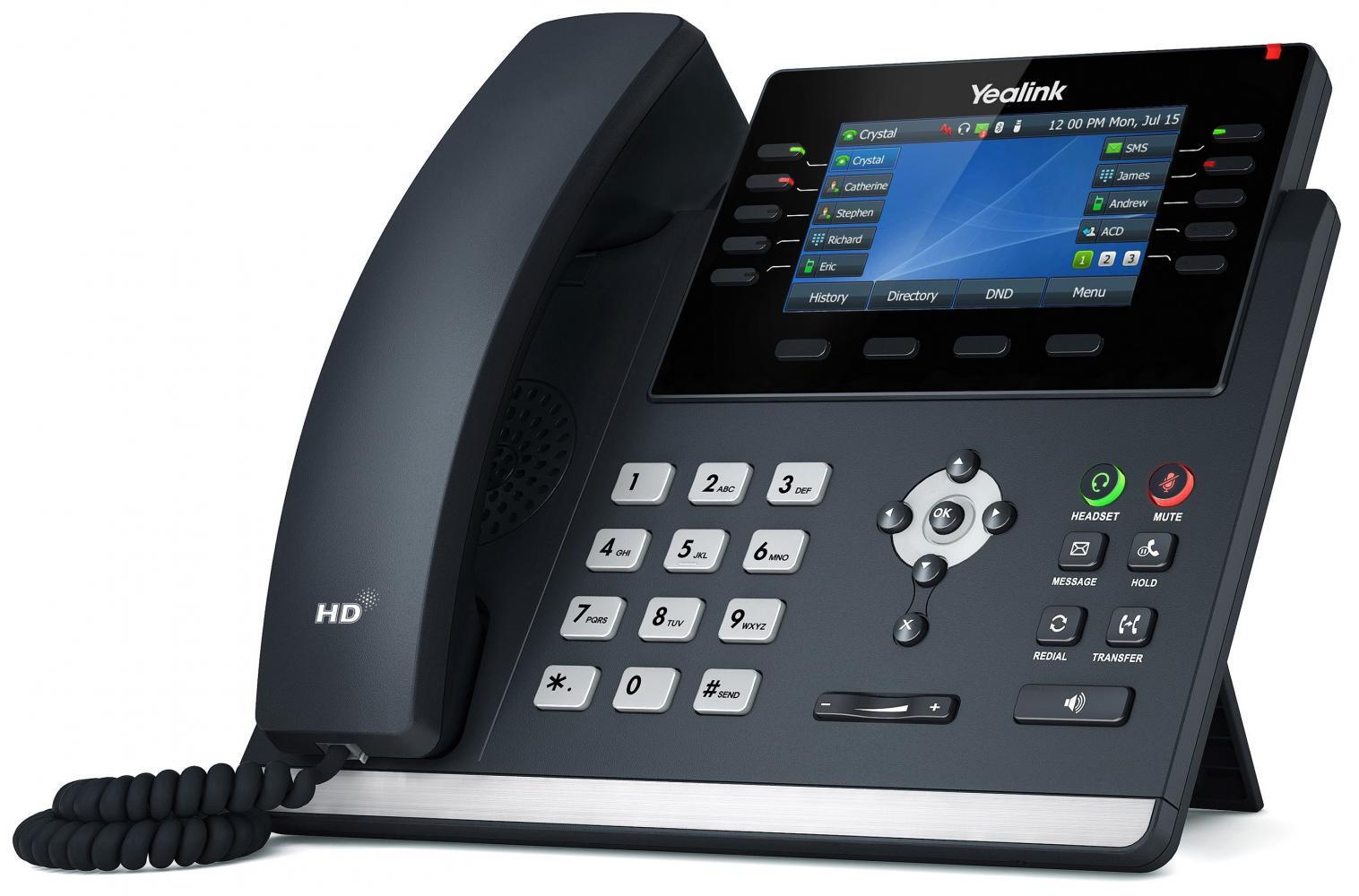 VoIP Yealink SIP-T46U / IP Phone / 16 SIP Accounts / 4.3" Display / Gigabit PoE – Hiri - 2