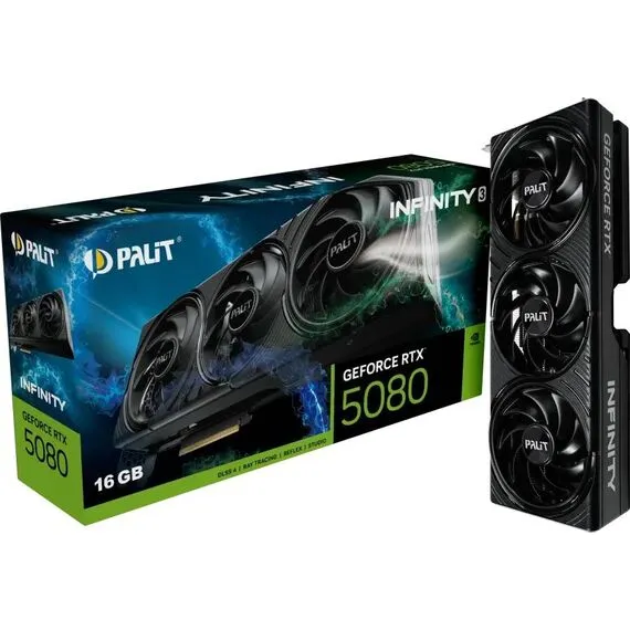 Kartelë Grafike NVIDIA GeForce RTX 5080 / 16GB GDDR7 / 256-bit / Palit Infinity 3 OC - 1