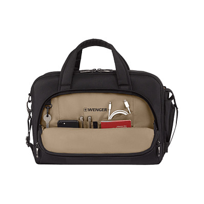 Çantë Wenger Cosmic Brief 653497 / 14-16" / 17L / Recycled Polyester / Tablet 10" / Trolley Strap - Zezë - 6