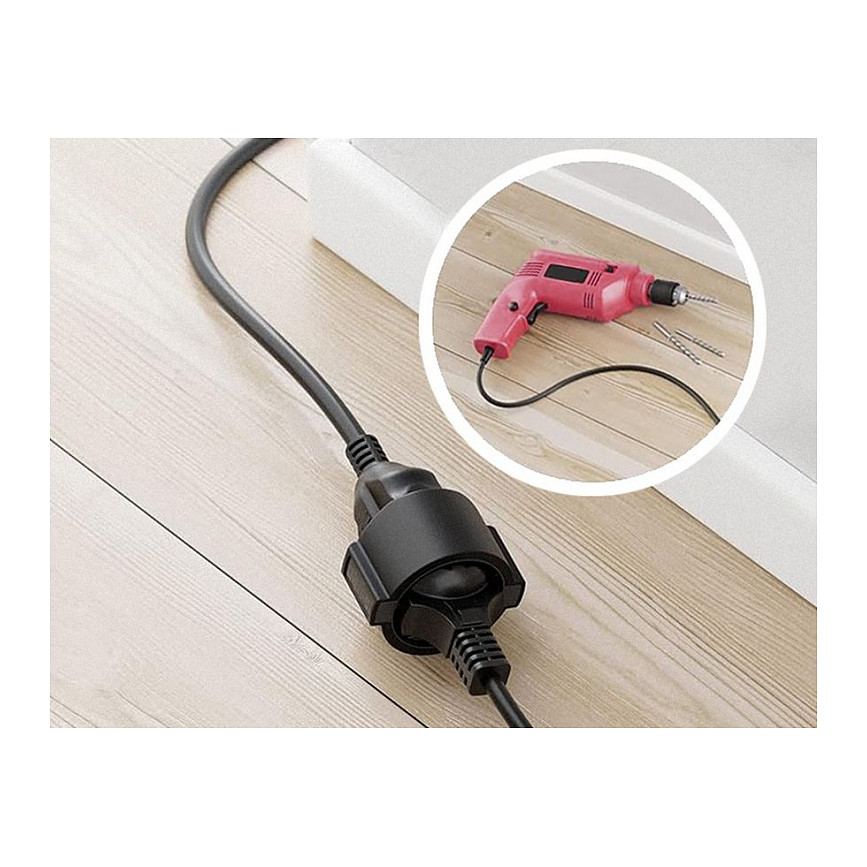 Kabllo për Furnizim me Energji Equip Schuko në CEE 7/3 / 3.00m - Zezë - 5