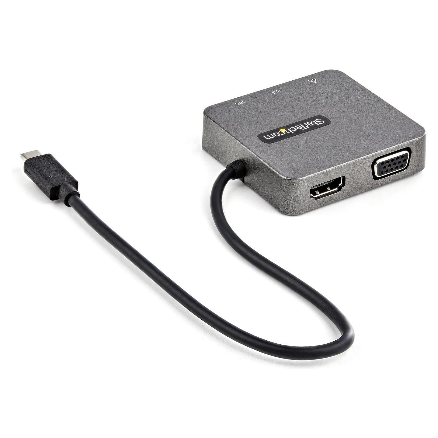 Adapter USB-C StarTech.com DKT31CHVL, HDMI 4K, VGA, USB-A, USB-C 10Gbps, Gigabit Ethernet - Zezë/Hiri - 2