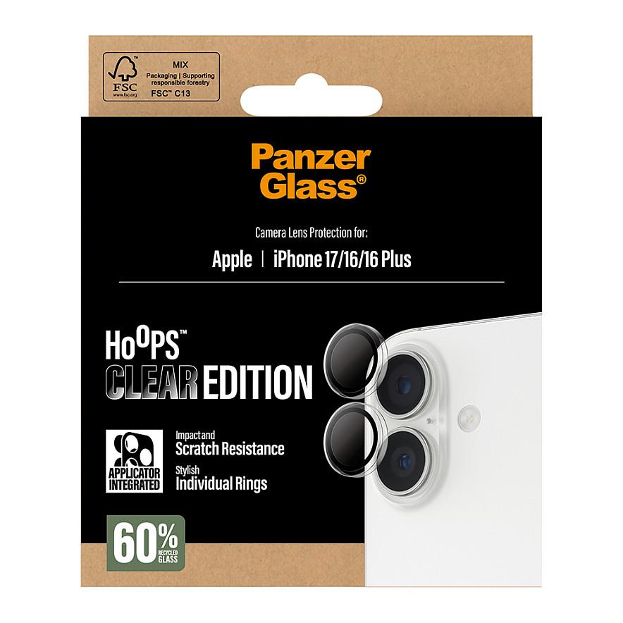 Aksesorë për telefon PanzerGlass Hoops / Mbrojtëse për kamera / iPhone 17 / 16 / 16 Plus - Transparente - 3