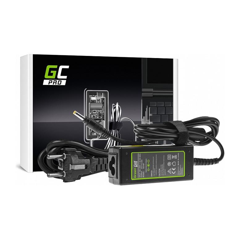 Adapter për Laptop Green Cell AD76P PRO / 45W / 20V / 2.25A / Round 4.0×1.7mm – Zezë