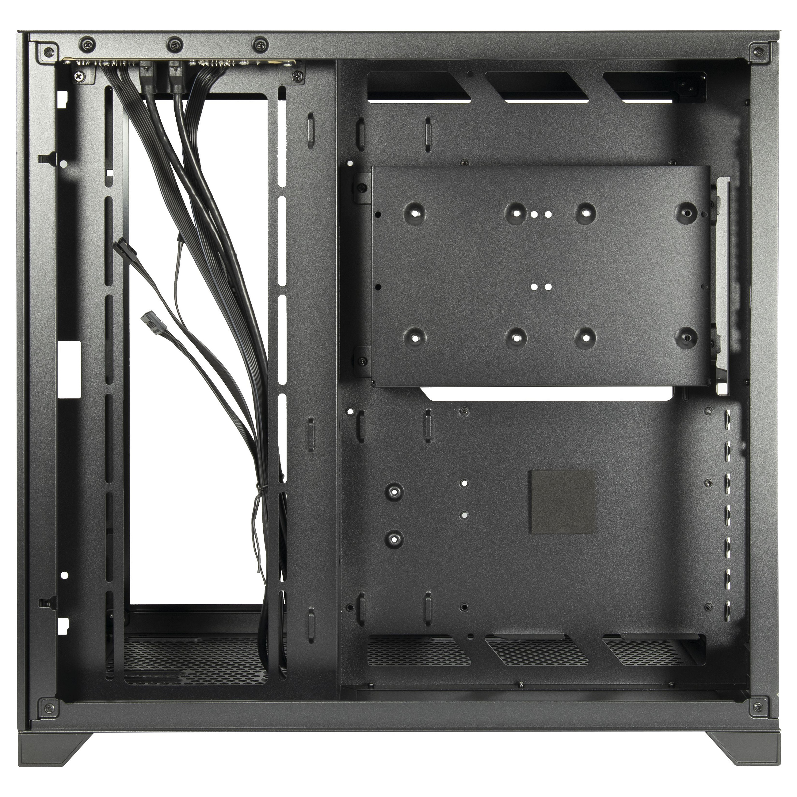 Kasë PC Inter-Tech C-703 Vision / Midi Tower / ATX / 10x 120mm Fan Support / 3x 2.5" + 2x 3.5" Bay / Tempered Glass - Zezë - 6
