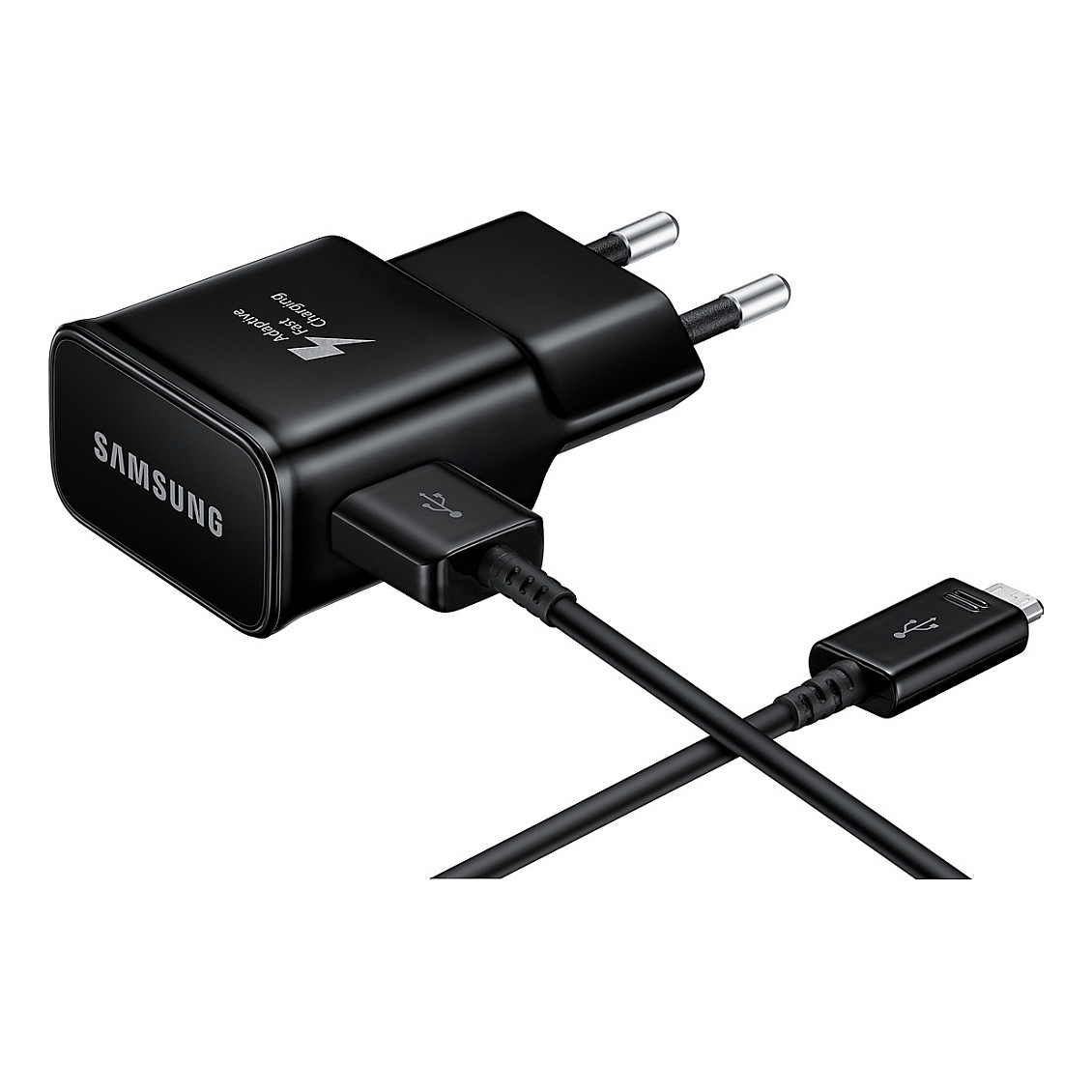 Karikues Samsung EP-TA20 / 15W / USB / Karikim i shpejtë / Kabllo 1.5m – Zezë - 5