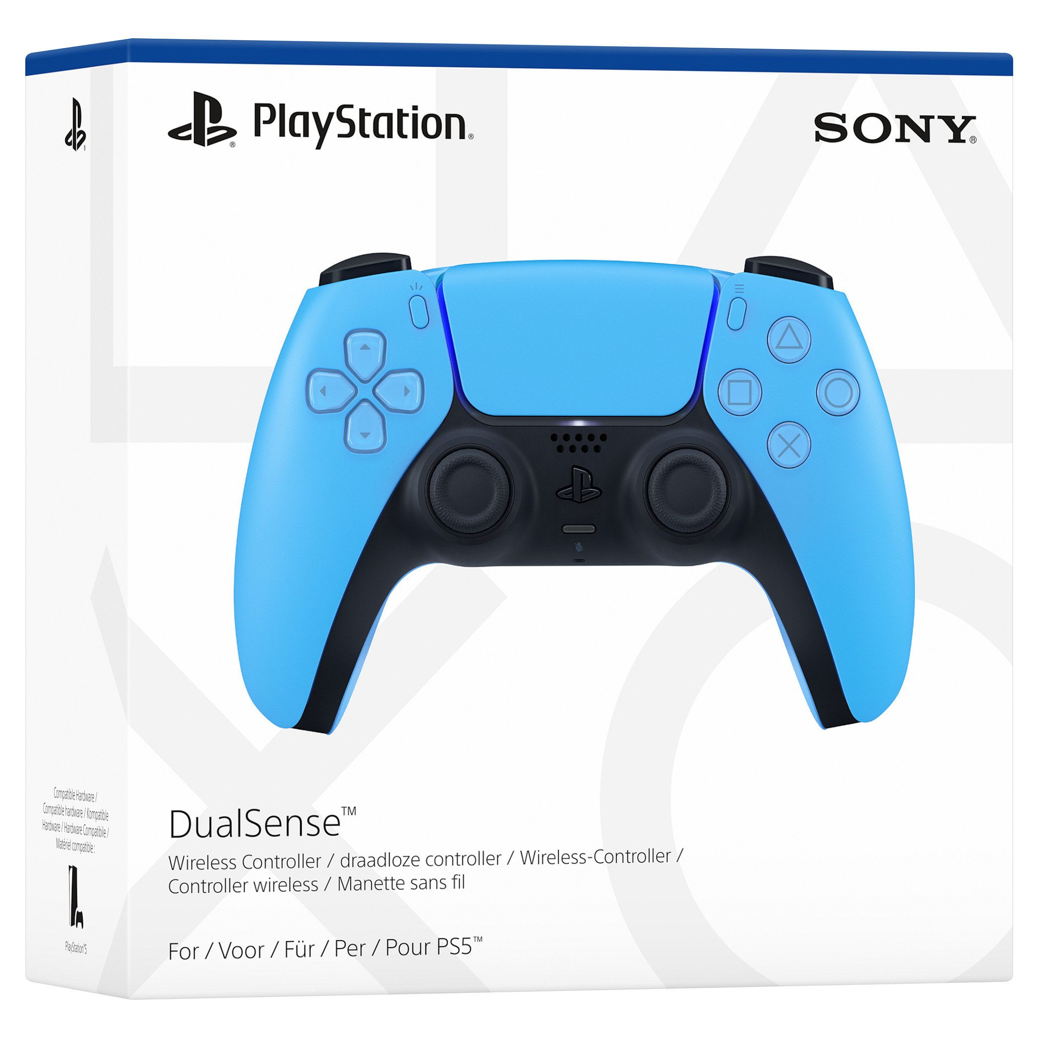 Kontroller për Sony Playstation 5 DualSense Wireless Controller - PS5 / Starlight Blue - 6