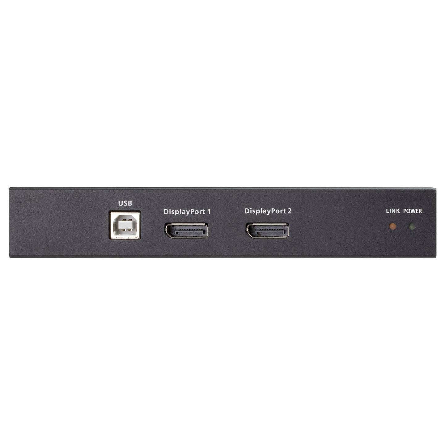 Extender KVM ATEN CE924-AT-G, Dual DisplayPort, HDBaseT 2.0, 4K deri në 100 m, USB, Audio, RS-232 - Zezë - 4