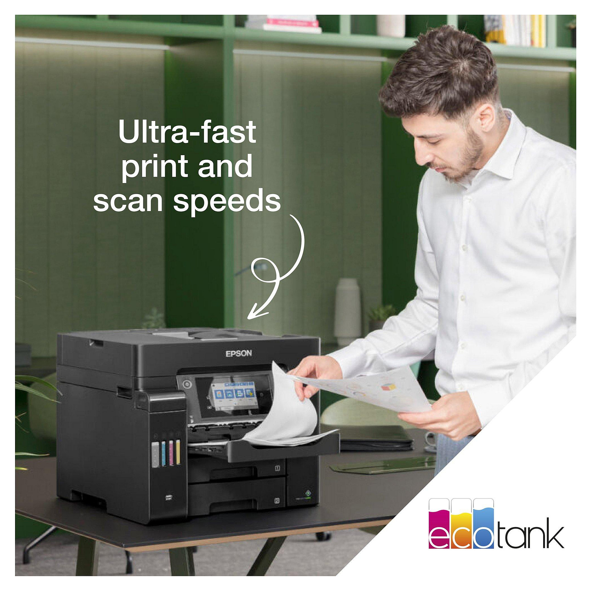Printer Multifunksional Epson EcoTank ET-5805 A4 Color Inkjet - Zezë - 5