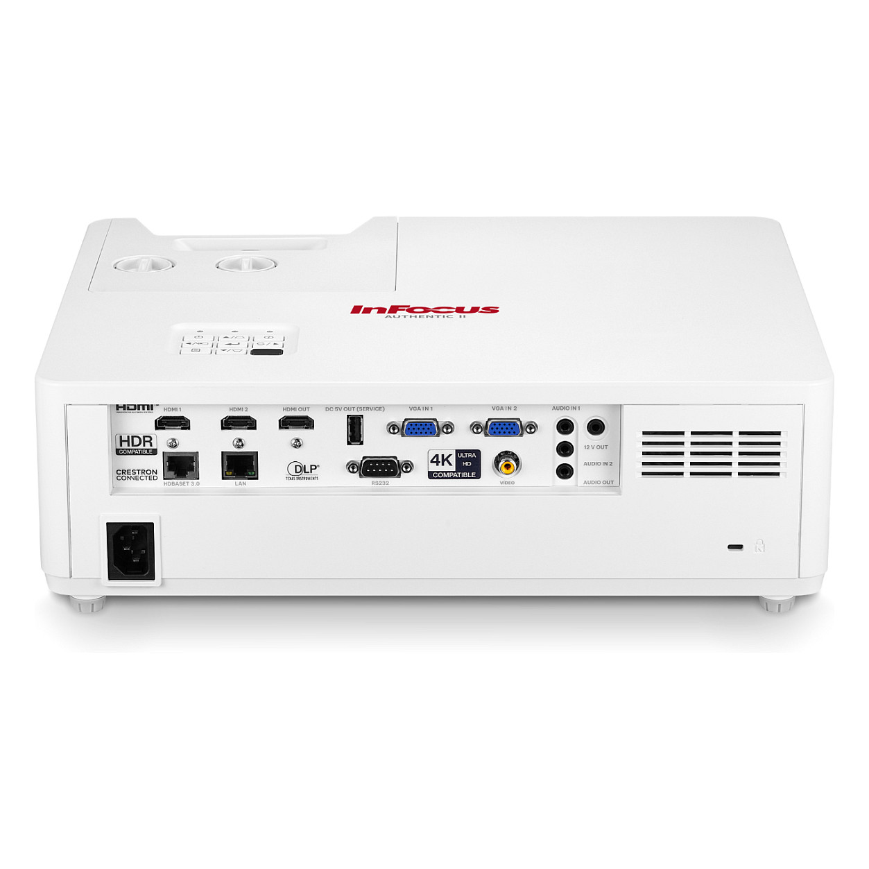 Projektor InFocus Authentic II IN1069SL / DLP / WUXGA / 7000 Lumens / HDMI+VGA - Bardhë - 2