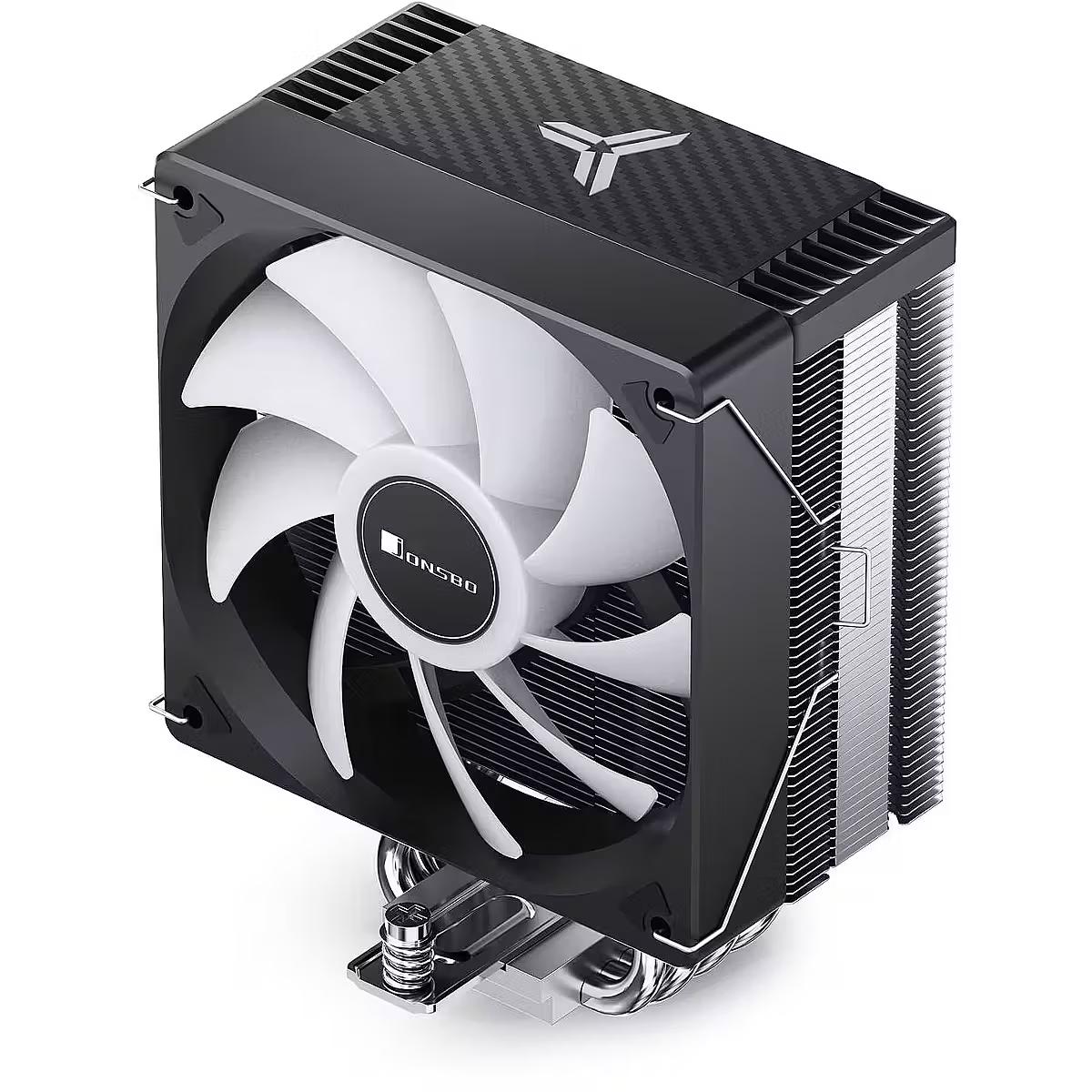 Ftohës për Procesor Jonsbo CR-1000MAX V2 Color / 230W D-TDP / 6×6mm Heatpipe / 120mm PWM Fan / RGB / LGA115x/1200/1700/1851 / AM4/AM5 – Zezë - 2