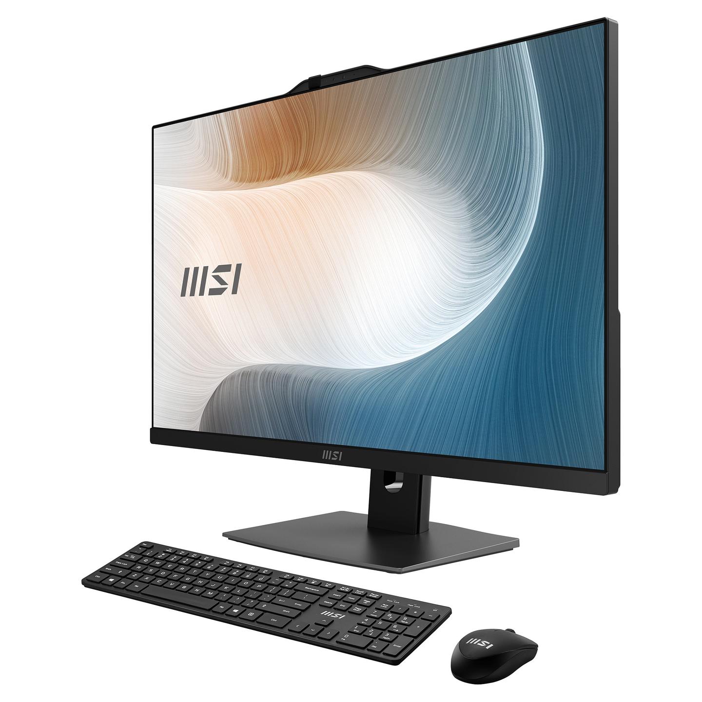 AIO MSI Modern AM272P 1M-1425AT / Core 5 120U / 16GB DDR5 / 512GB / 27" FHD IPS 75Hz / Intel Graphics / Tastierë & Maus - Zezë - 10