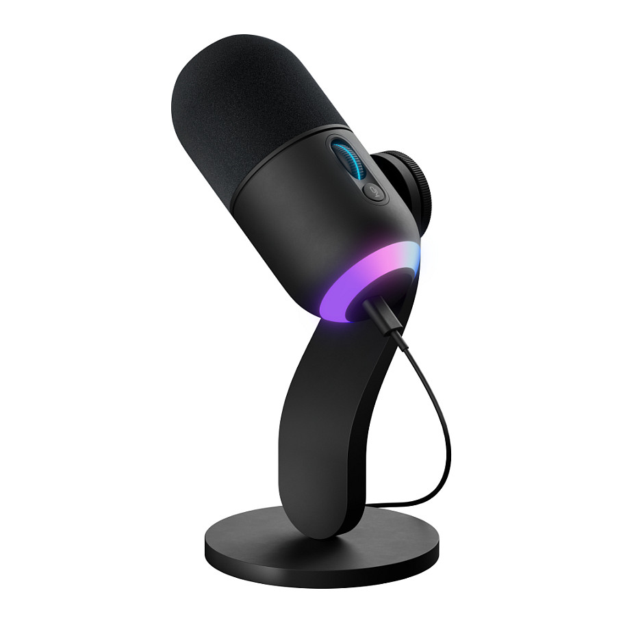 Logitech G Yeti GX Dynamic USB Gaming Microphone, LIGHTSYNC RGB, Supercardioid, 24-bit/96kHz – Black - 4