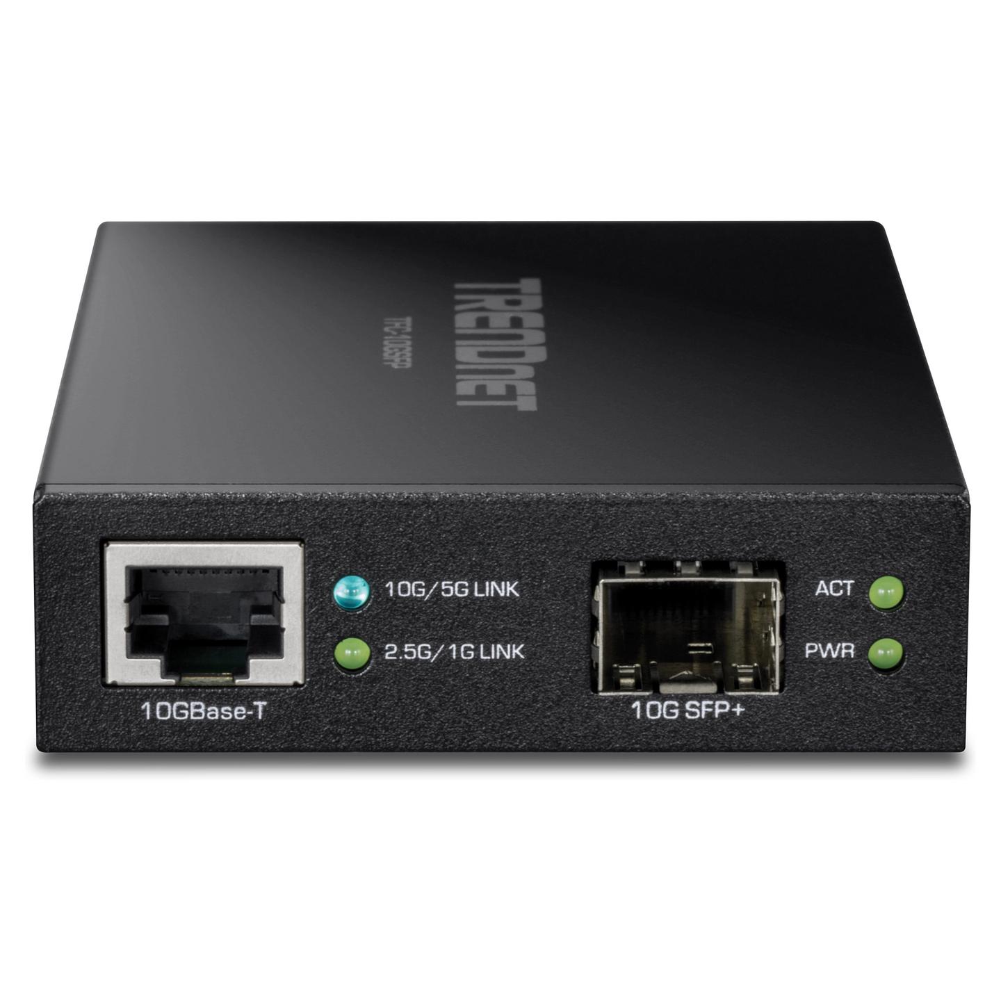 Konvertues Mediash TRENDnet TFC-10GSFP, 1x RJ45 10GbE, 1x SFP+ 10GbE - Zezë - 2
