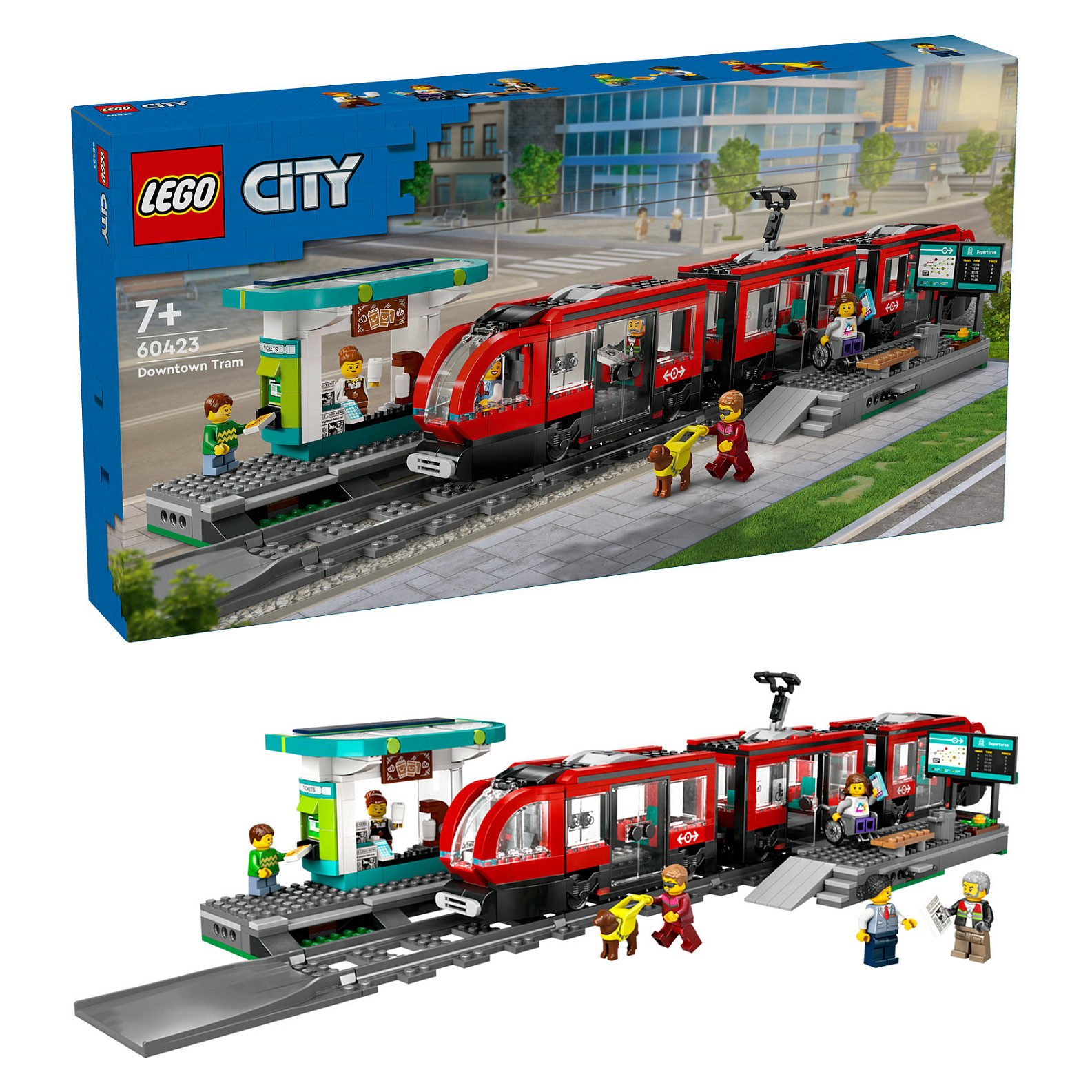 LEGO 60423 City: Tram with Stop - 3