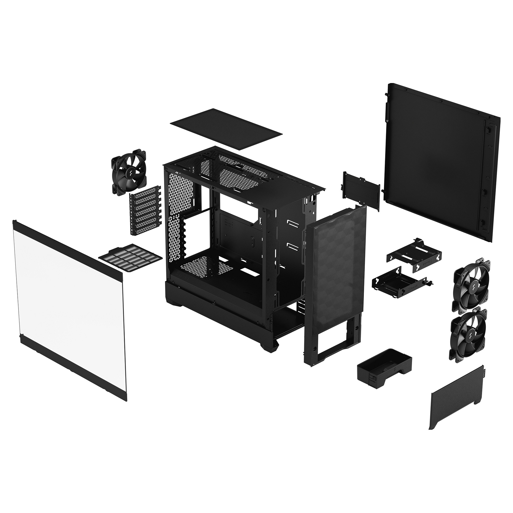 Kasë Fractal Design Pop Air Window Midi Tower - Zezë - 12