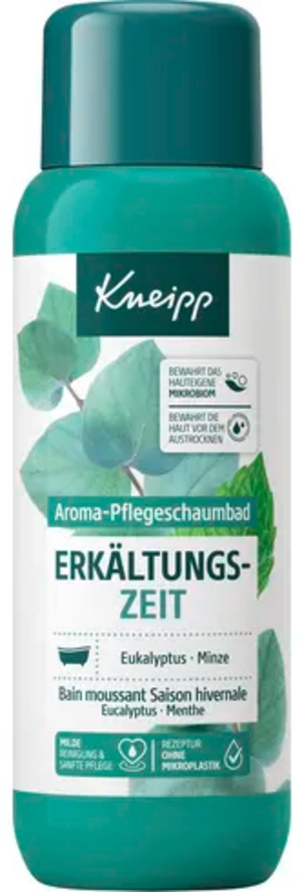 Shkumë për Banjë Kneipp Erkältungszeit / Eukalipt & Mente / 400 ml