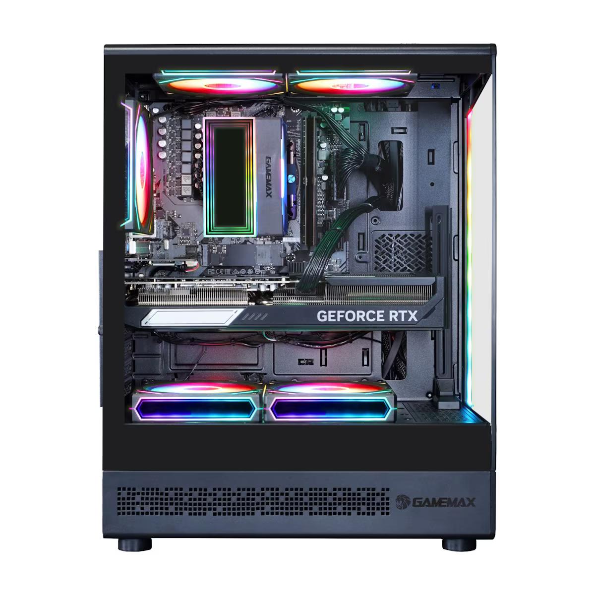 Kompjuter Gaming HYRICAN Vista COC 8124, Ryzen 7 5700X, 16GB DDR4, 1TB, Radeon RX 9070 16GB - Zezë - 3