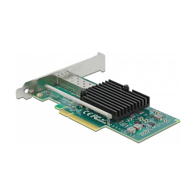 Kartë e Rrjetit PCI Express Delock 90479 / PCIe 2.0 x8 / 1x SFP+ 10GbE / Intel 82599EN / 10Gbps / VLAN / PXE - Zezë - 2