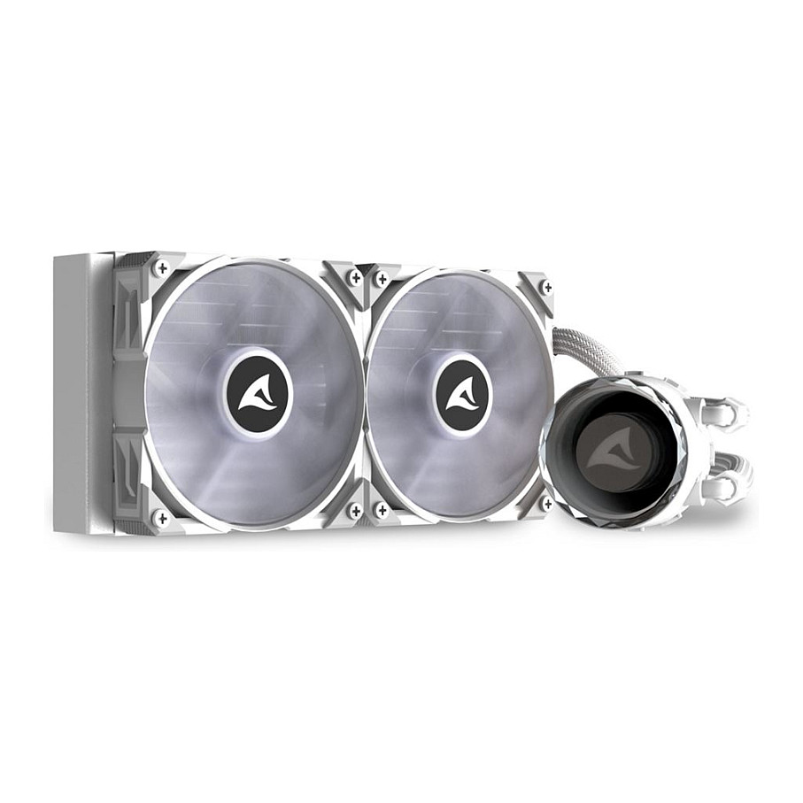 Ftohës për Procesor Sharkoon S80 RGB White AIO 240mm e bardhë - 2