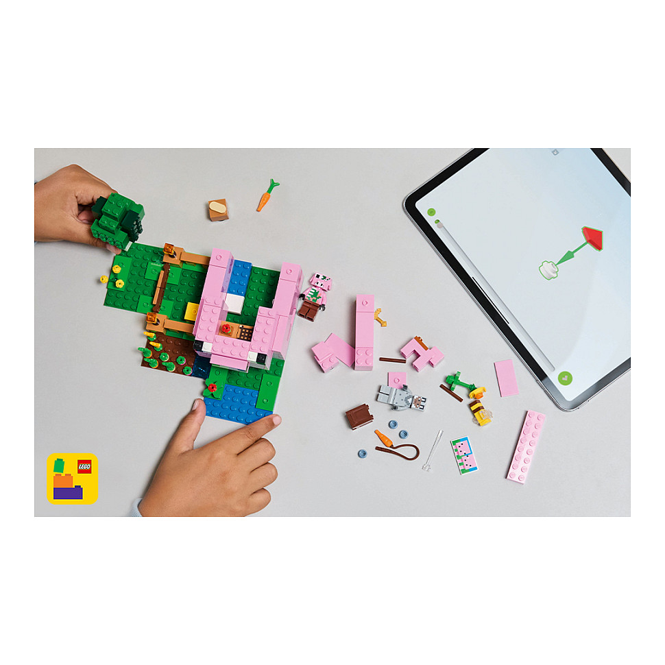 LEGO 21268 Minecraft The Baby Pig House - 12