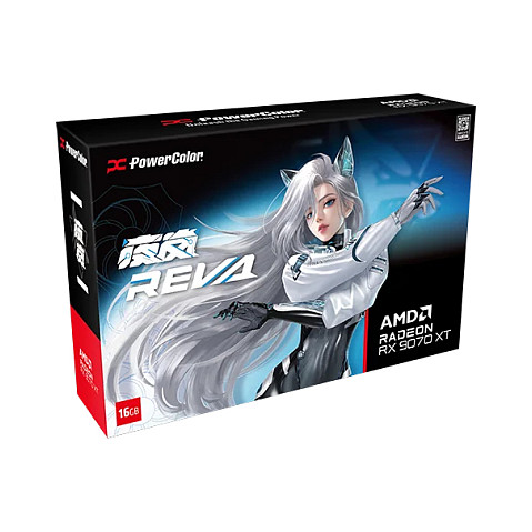 Kartelë Grafike AMD PowerColor Radeon RX 9070 XT Hellhound Reva OC 16GB GDDR6 (Triple Fan) - 10