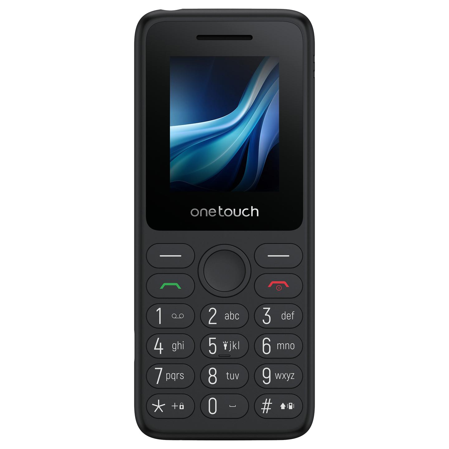 Telefon TCL ONETOUCH 5041 / 1.8" / 4G LTE / Dual SIM / Bluetooth 5.0 / 64 MB RAM / 128 MB / microSD deri 128 GB / USB-C / 1030 mAh - Gri e errët