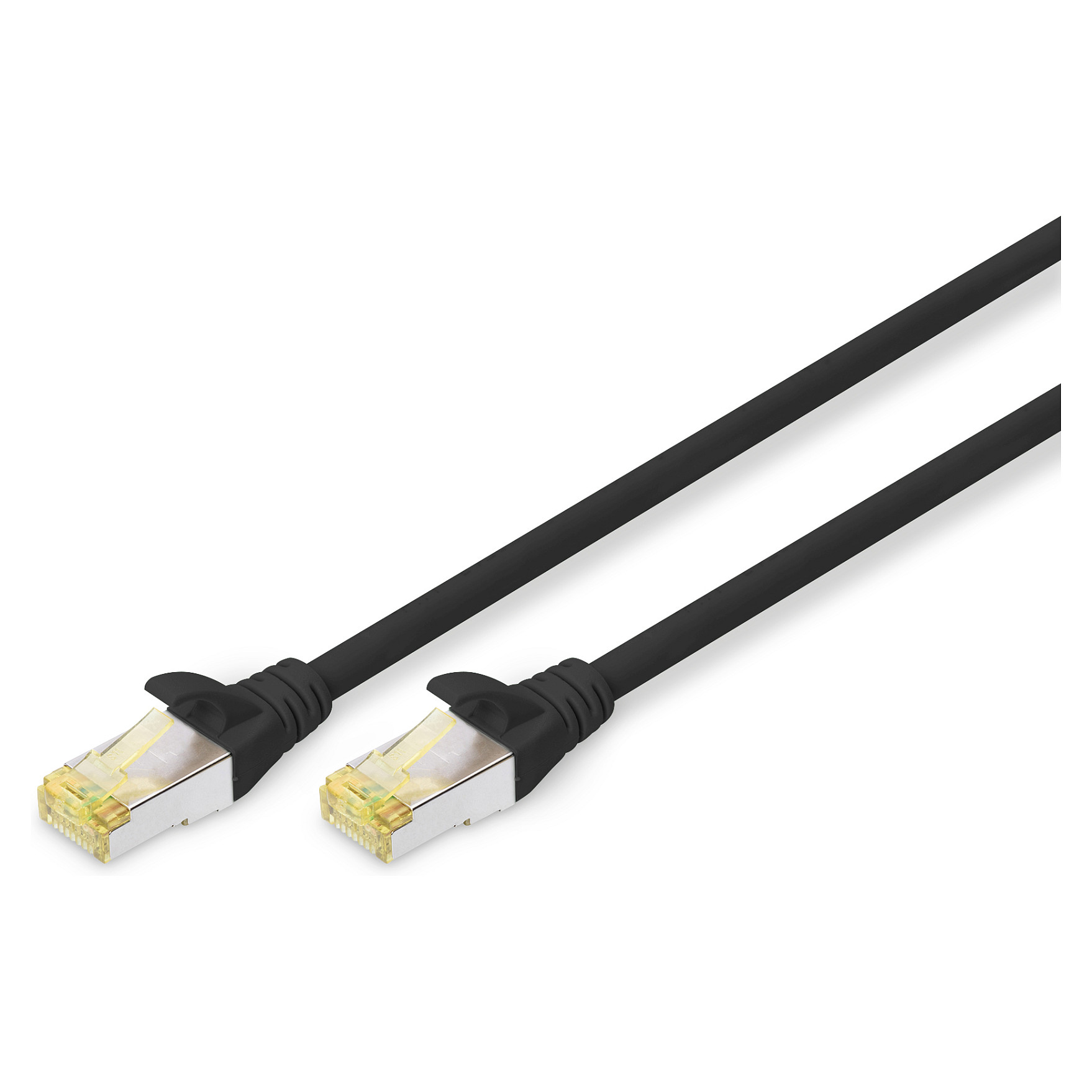 Kabllo për rrjet DIGITUS / Patch Cable / Cat6a / S/FTP / 2xRJ45 / 5m - Zezë - 1