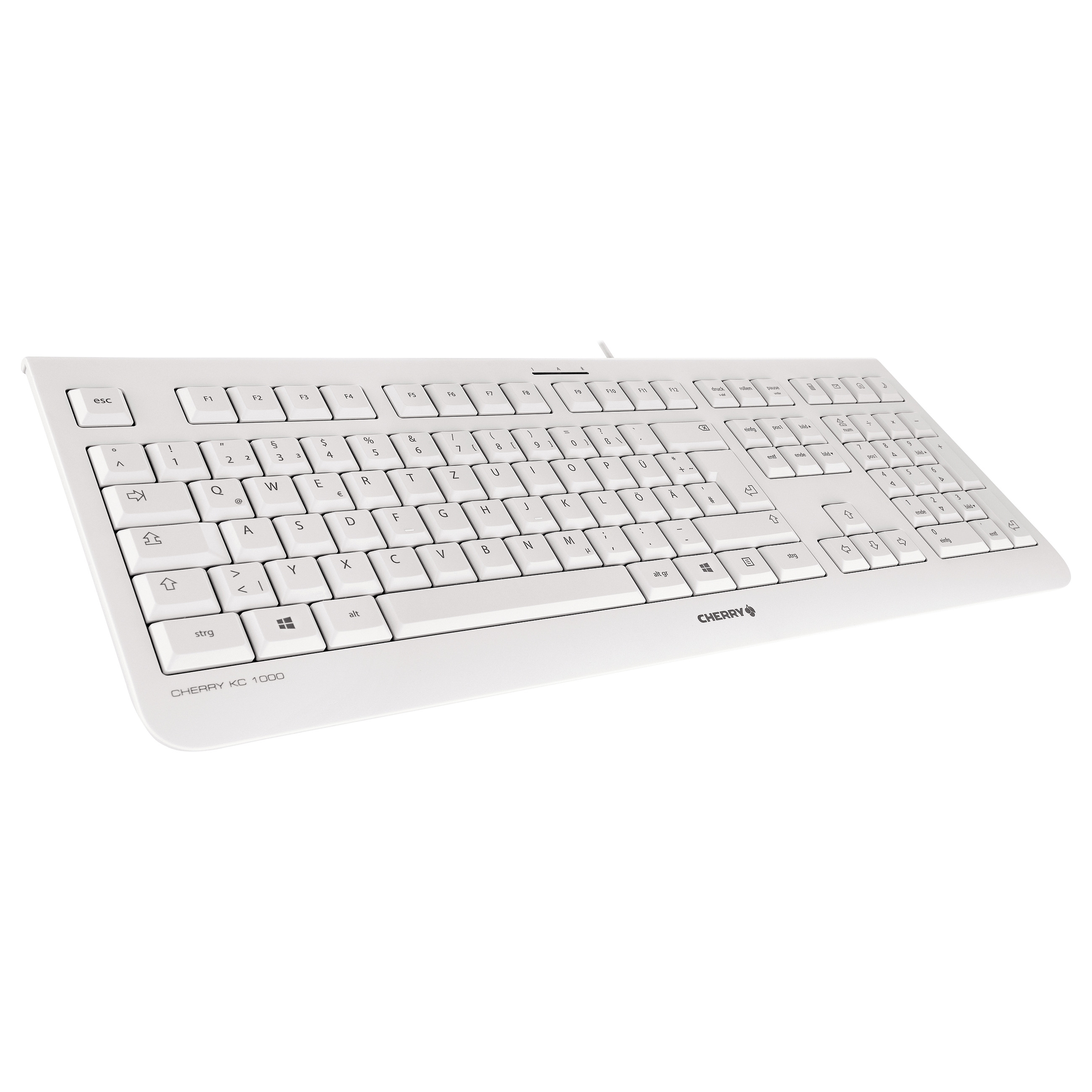 Tastierë me kabllo CHERRY KC 1000 / QWERTY / 105 Taste / USB - Gri - 2