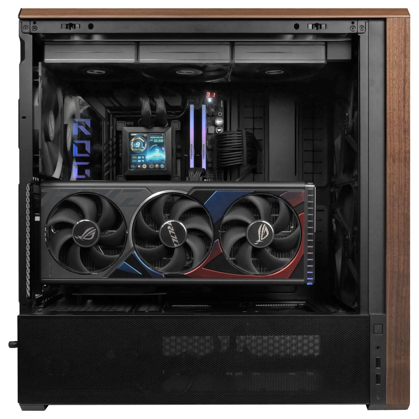 Kasë PC Lian Li LANCOOL 217 / Midi Tower / E-ATX / 2x 170mm + 1x 140mm Fan / Tempered Glass - Zezë - 18