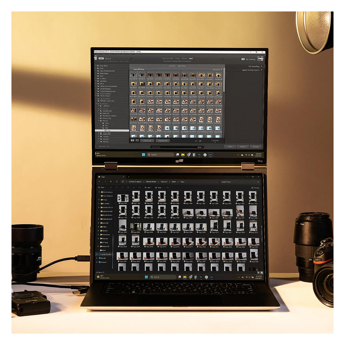 Monitor Portativ Mobile Pixels DUEX Float 2.0 Pro / 16” / 2.5K HD LCD / 120Hz / 8ms /  2×USB-C+Mini HDMI - Zezë - 3