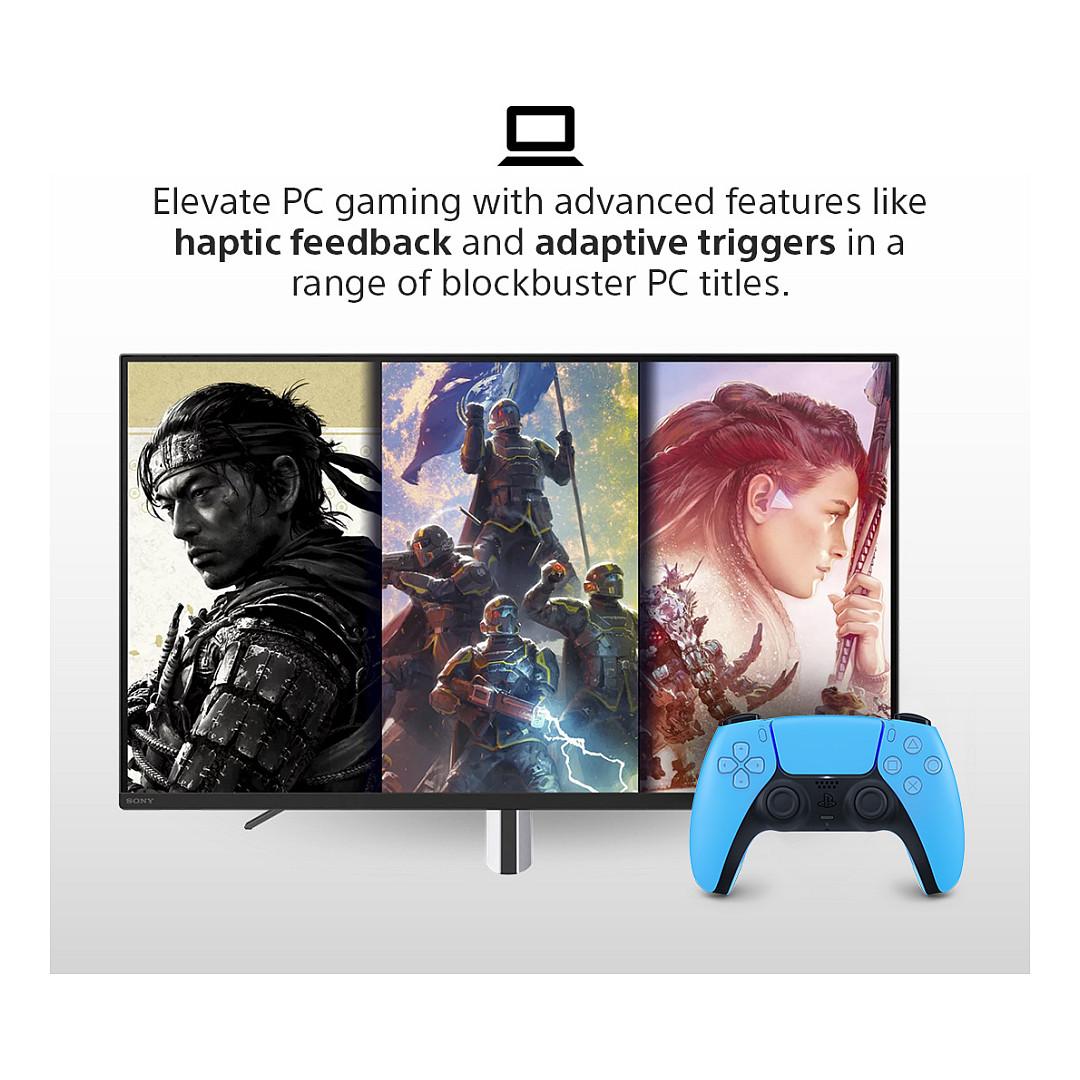 Kontroller Sony PlayStation 5 DualSense V3 / Wired & Wireless – Blu - 8