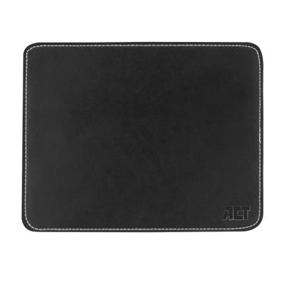 Mauspad ACT AC8000, Leather Look, 220 x 180 x 3mm, Antirrëshqitës - Zezë