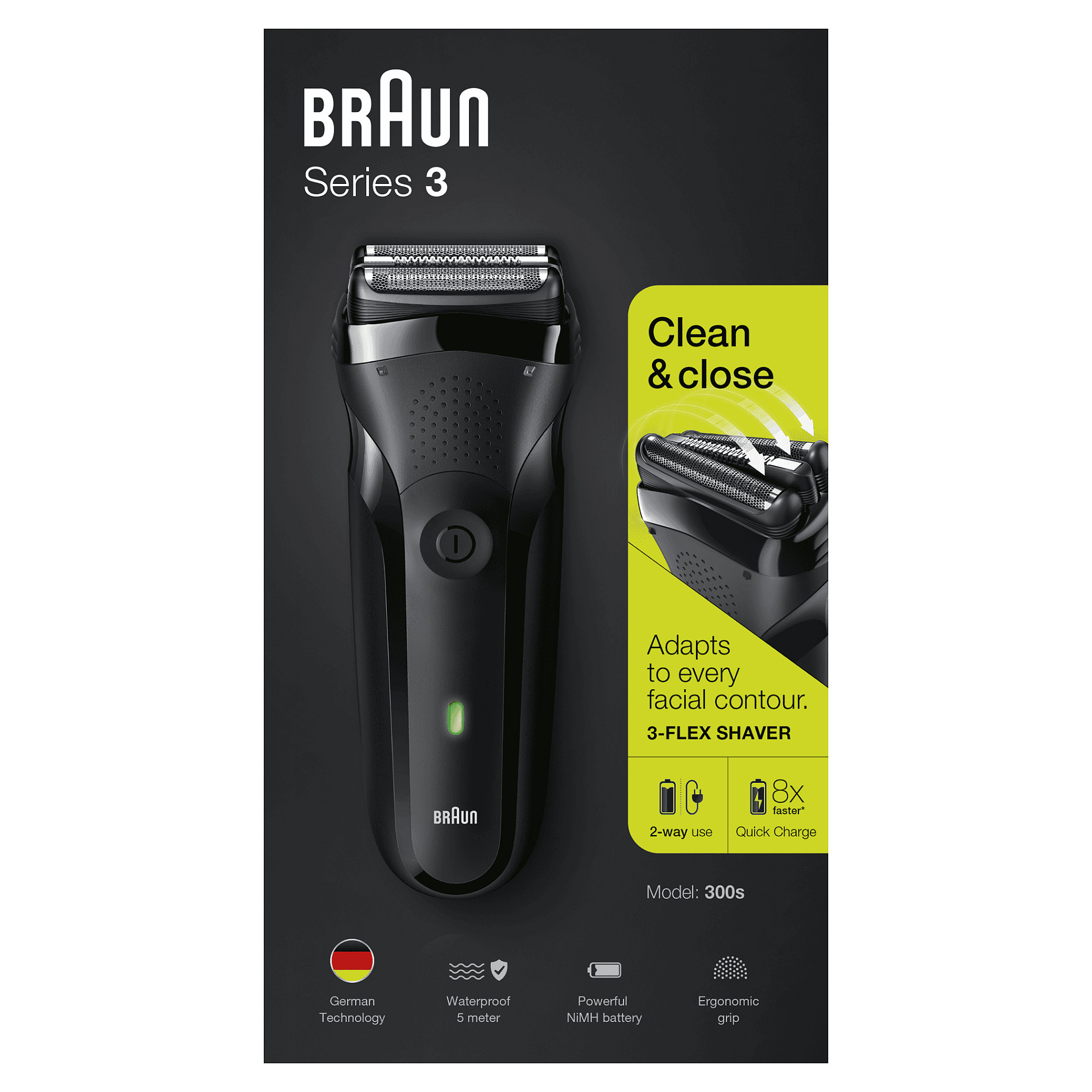 Makinë e rrojës Braun Series 3 / 300s - 2