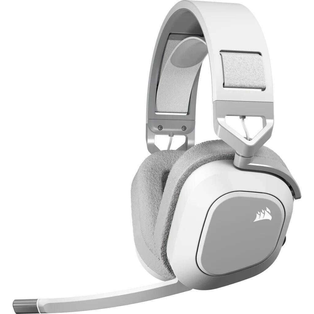 Kufje Gaming Corsair HS80 Max / CA-9011296-EU / Wireless / 2.4GHz + Bluetooth - Bardhë