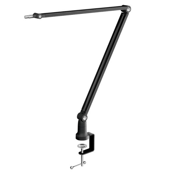 Aksesor për Mikrofon LogiLink AA0184 / Boom Arm / 84cm / 1.5kg / 360° / 3/8" - Zezë