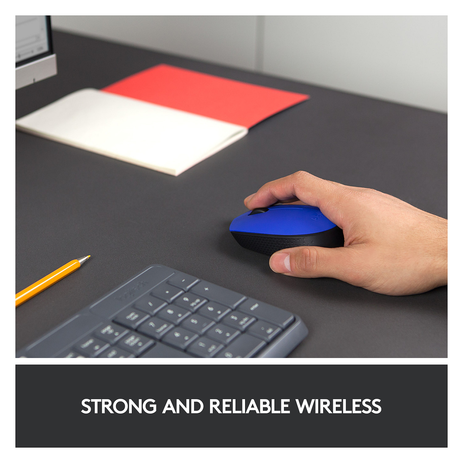 Maus Logitech M171 / Pa kabllo / i kaltër - 6