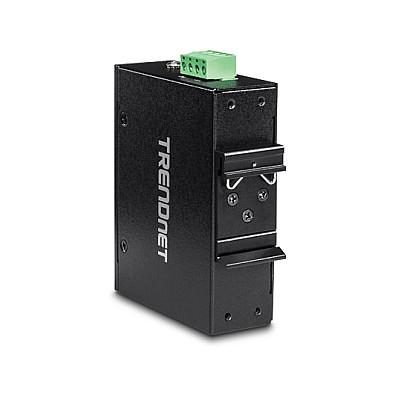 Konvertues Mediash TRENDnet TI-PF11SFP, 1x SFP Gigabit, 1x RJ45 Gigabit PoE+ 30 W, Industrial - Zezë - 5