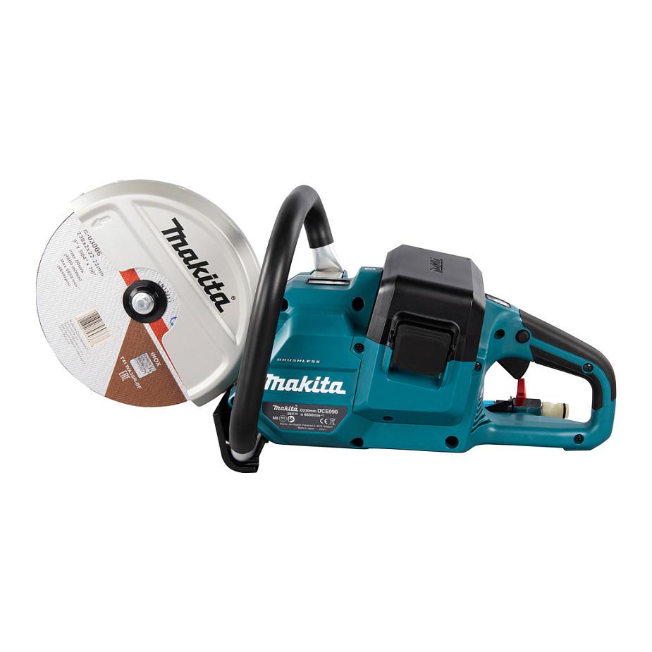 Prerëse me Bateri Makita DCE090ZX1, 36V, 6600rpm, Disk 230mm, Prerje 88mm - Blu/Zezë - 2