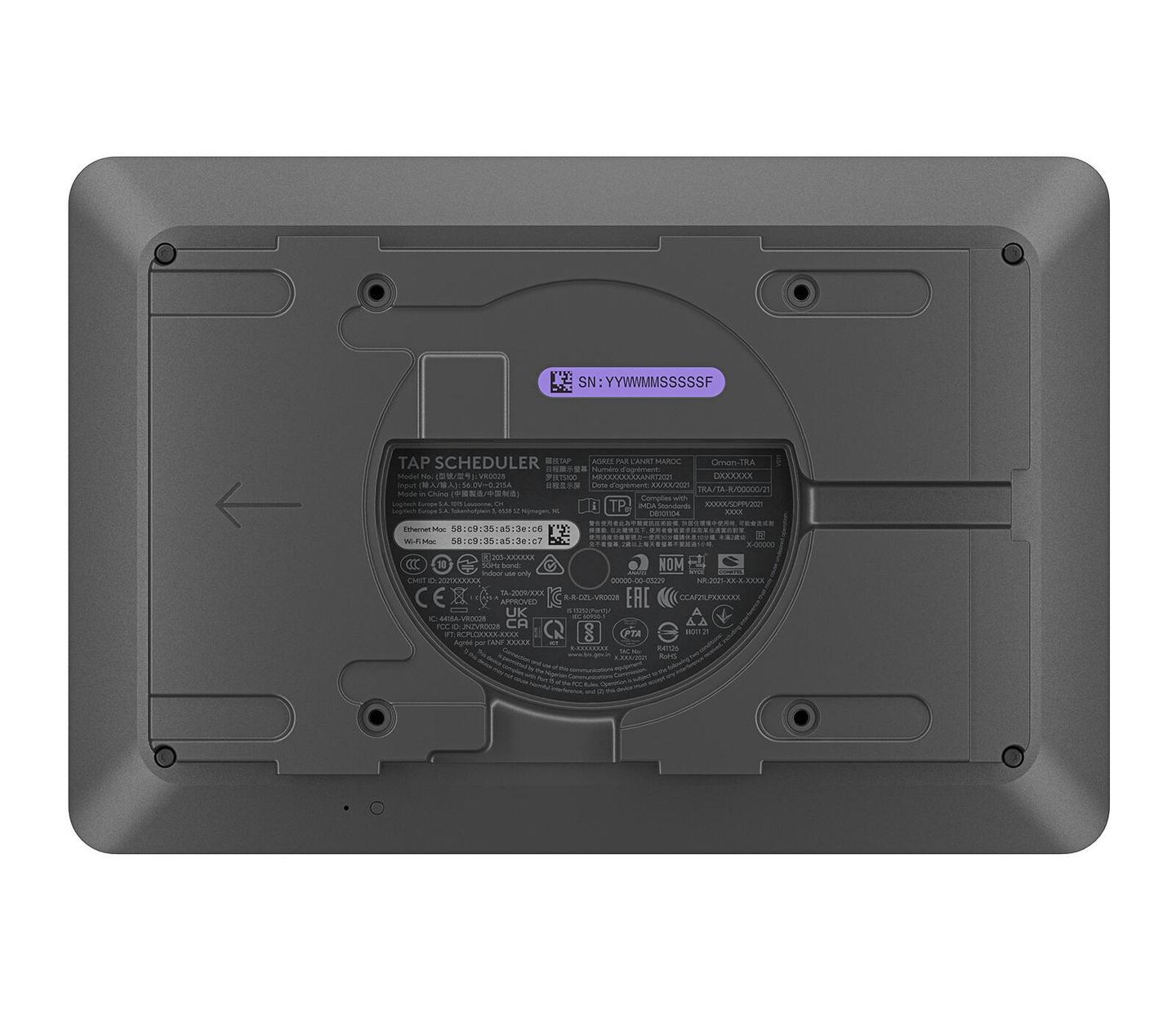 Aksesorë për Konferencë Logitech Tap Scheduler / 10.1" / Touch Panel – Hiri - 4
